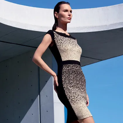 Joseph Ribkoff - Abstract Resort Illusion Dress sold by Nica