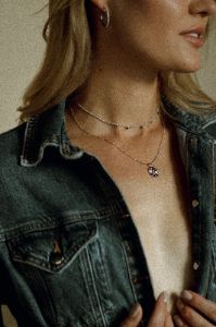 STARLIT SILVER NECKLACE sold by Nica