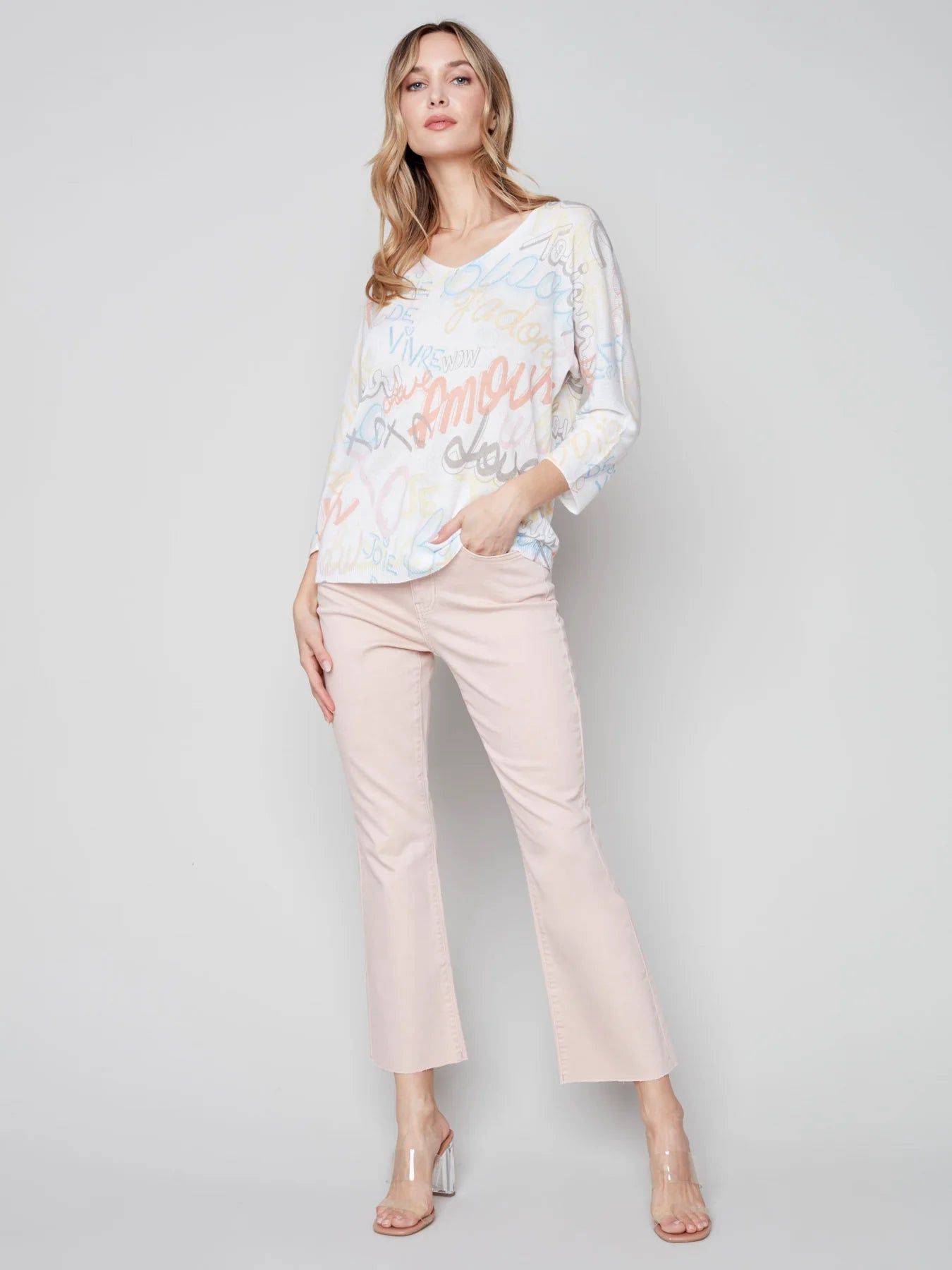 BOOTCUT PANT WITH RAW HEM sold by Nica product image thumbnail 7