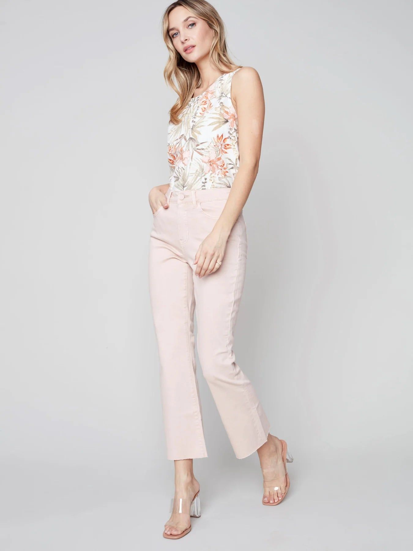 BOOTCUT PANT WITH RAW HEM sold by Nica product image thumbnail 3