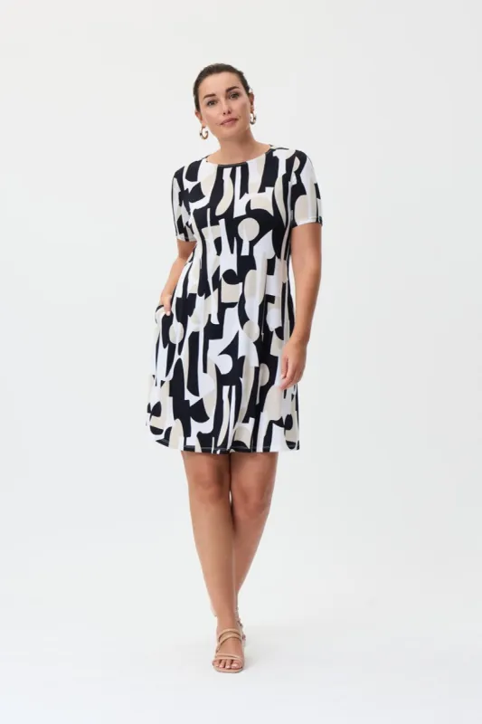 Short-Sleeve A-Line Dress sold by Nica