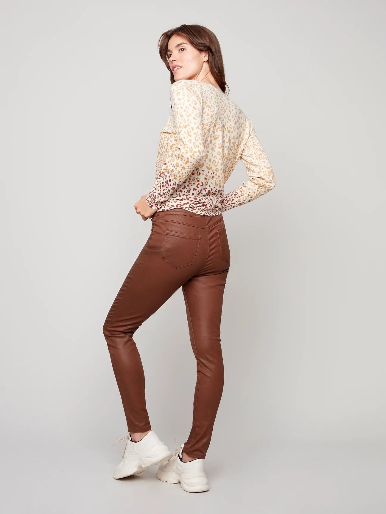 WAX TWILL PULL ON PANT sold by Nica product image thumbnail 2