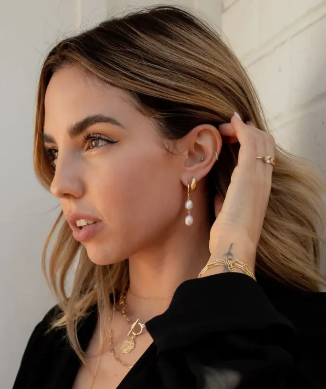 C'est Hoop Earrings sold by Nica