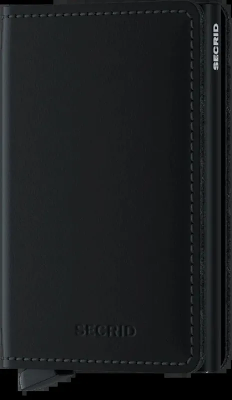SLIMWALLET MATTE BLACK sold by Nica