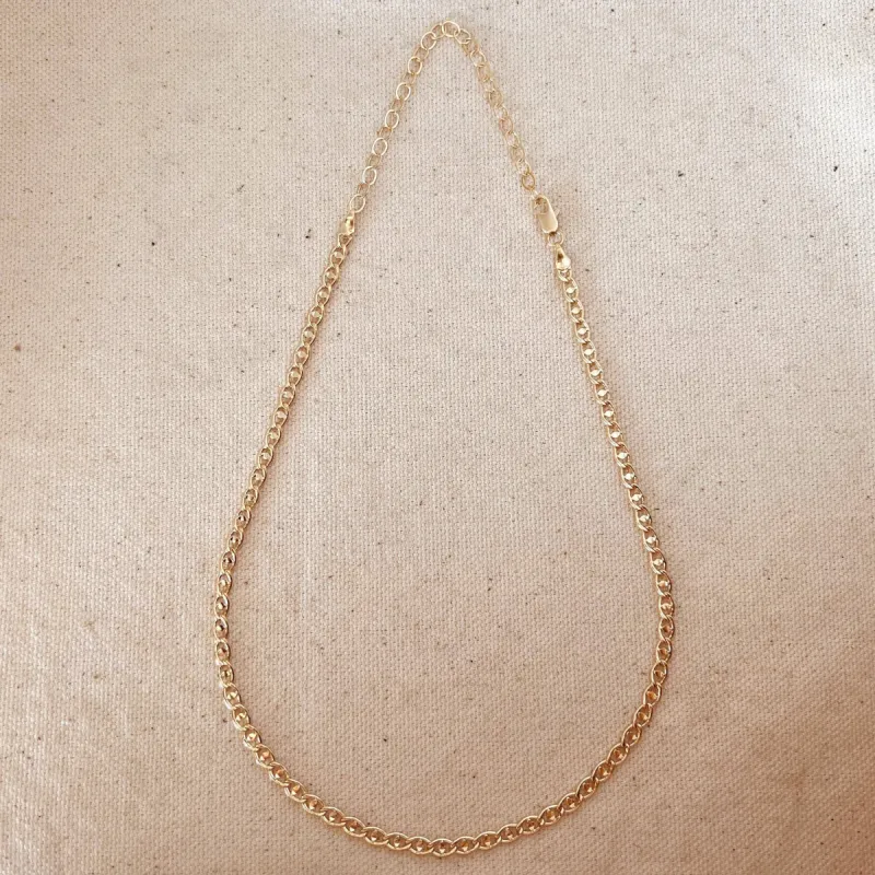 Fancy Mariner 18k Gold Filled Necklace sold by Nica