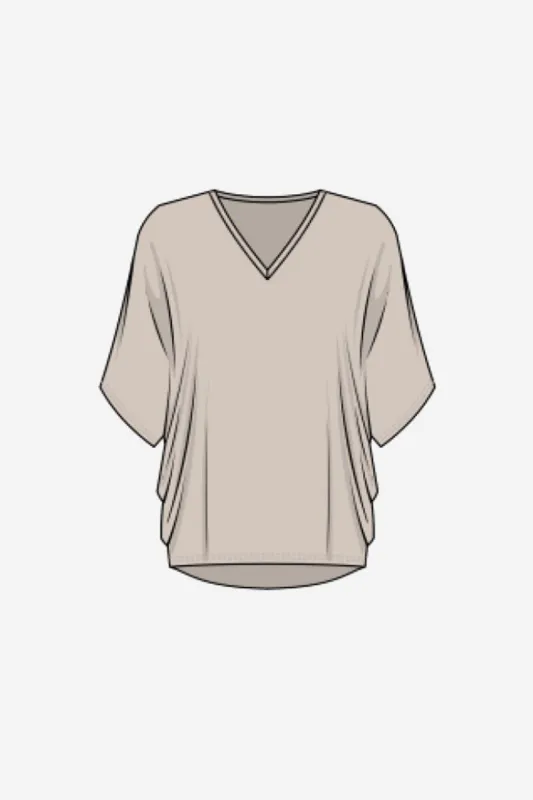 Dolman Sleeves Boxy Top sold by Nica