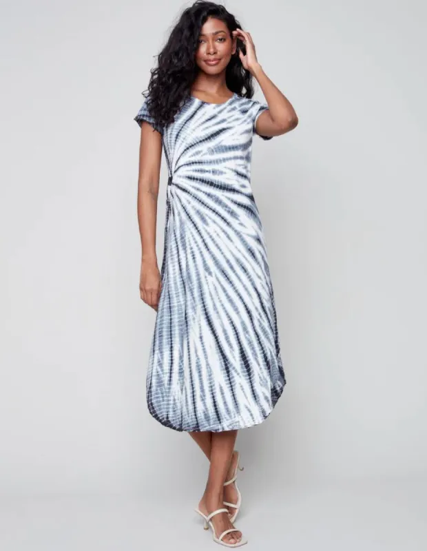 TIE-DYE COTTON DRESS sold by Nica