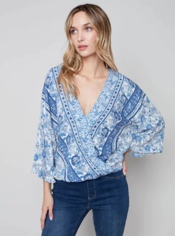 PAISLEY PRINT BLOUSE sold by Nica