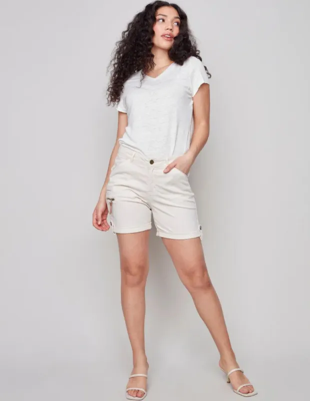 COTTON CARGO SHORTS sold by Nica