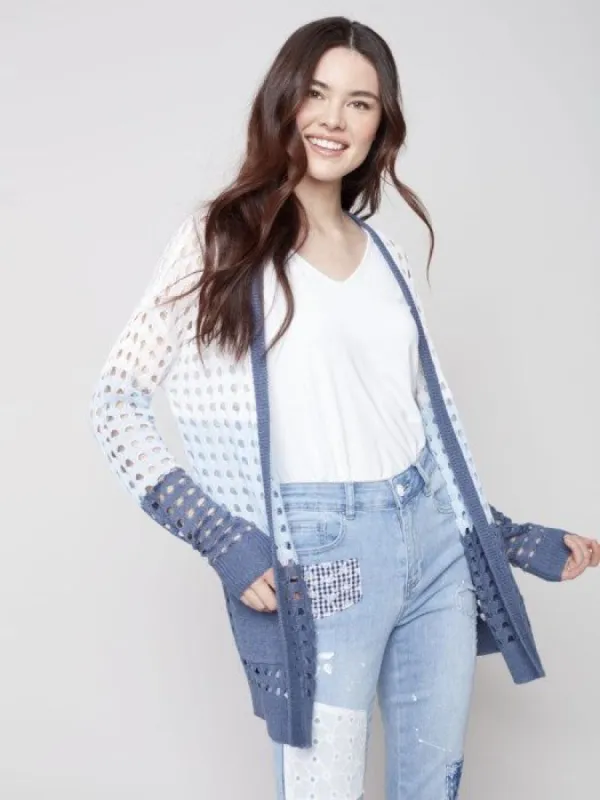 OMBRE KNIT CARDIGAN sold by Nica