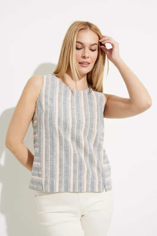STRIPED SLEEVELESS TOP sold by Nica