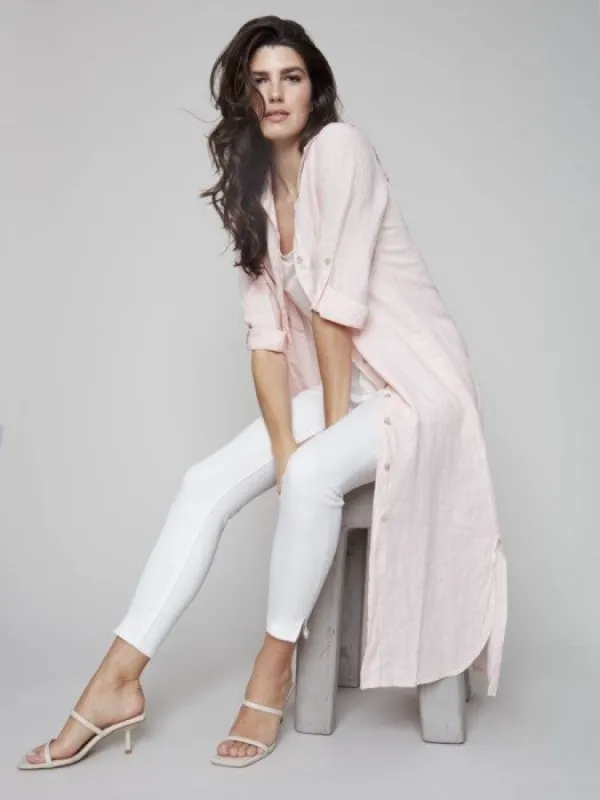 LINEN DUSTER DRESS sold by Nica