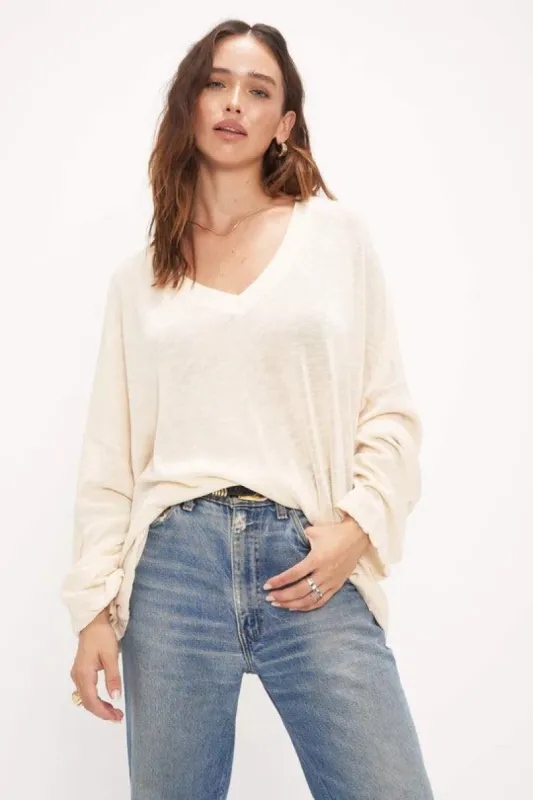 ALL MINE OVERSIZED V NECK sold by Nica