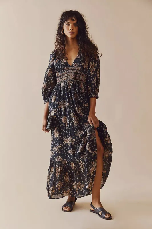 GOLDEN HOUR MAXI DRESS sold by Nica