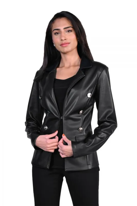 FAUX LEATHER JACKET sold by Nica