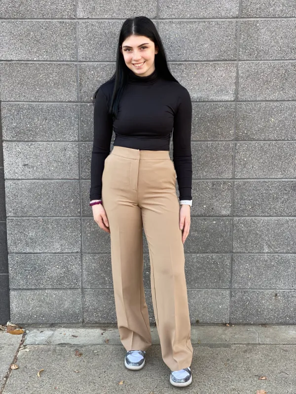 BLAKE FLAT FRONT TROUSER sold by Nica