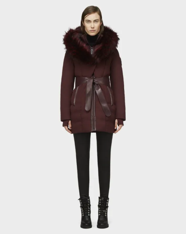 MODA DOWN PUFFER WITH REMOVABLE FUR sold by Nica