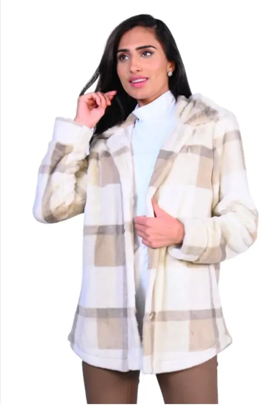 FAUX FUR SHACKET sold by Nica