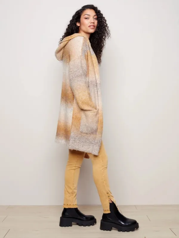 OMBRE SPACE DYE CARDIGAN sold by Nica