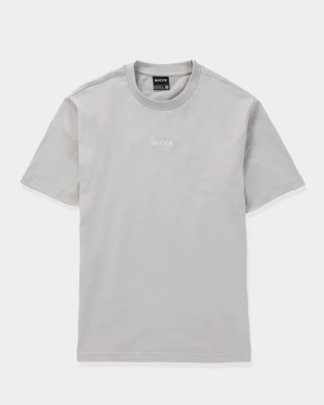 NICCE Mens Asto T-Shirt | Chalk Grey sold by Nicce