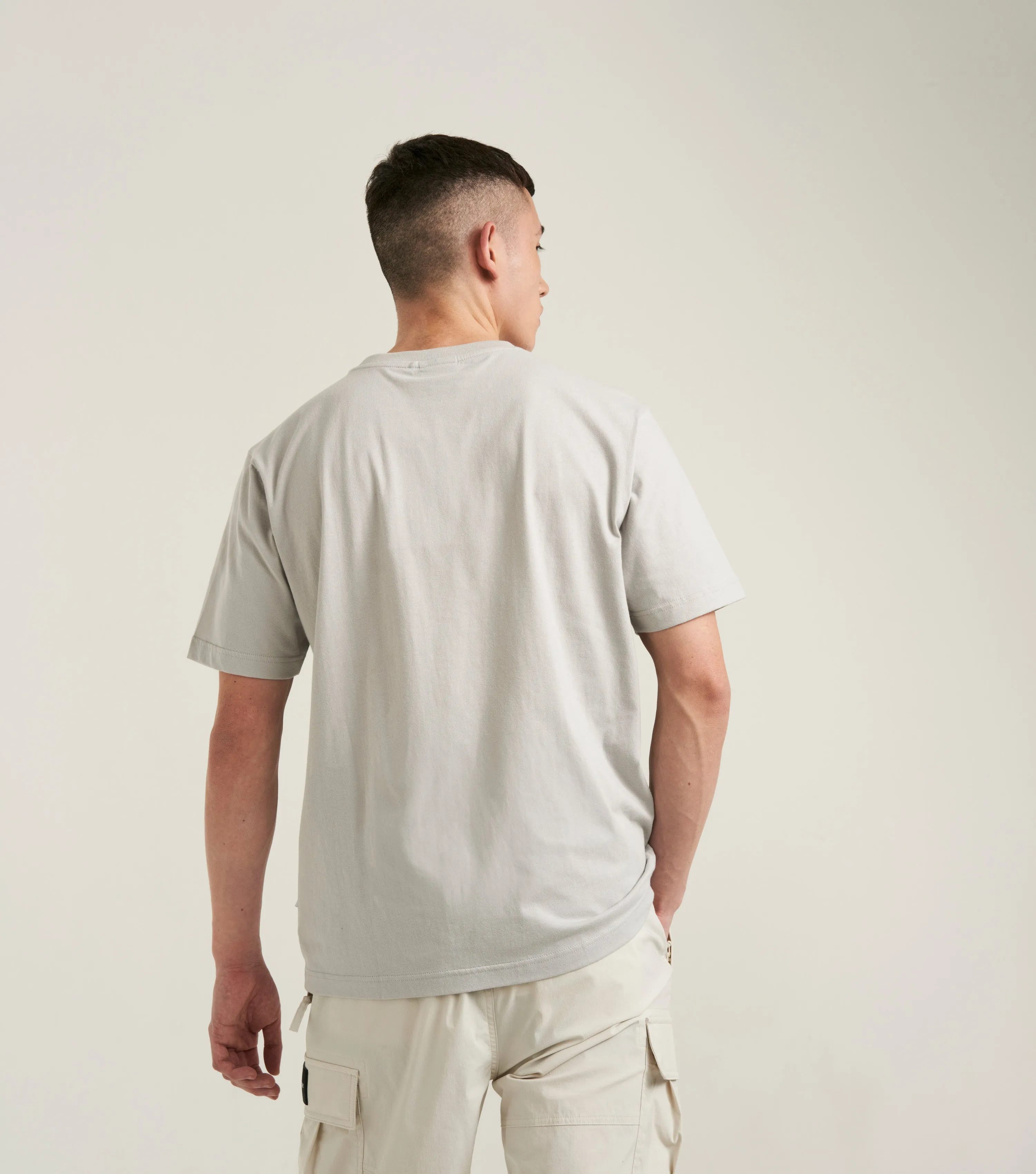 NICCE Mens Mercury T-Shirt | Chalk Grey sold by Nicce product image thumbnail 5