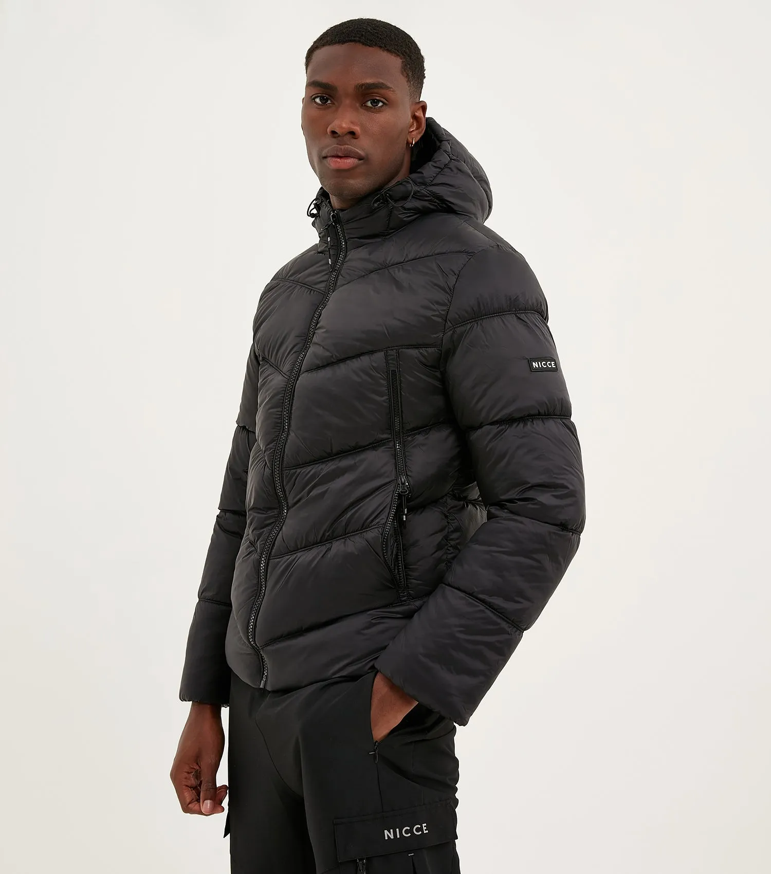 NICCE Mens Canyon Puffer Jacket | Black sold by Nicce product image thumbnail 2