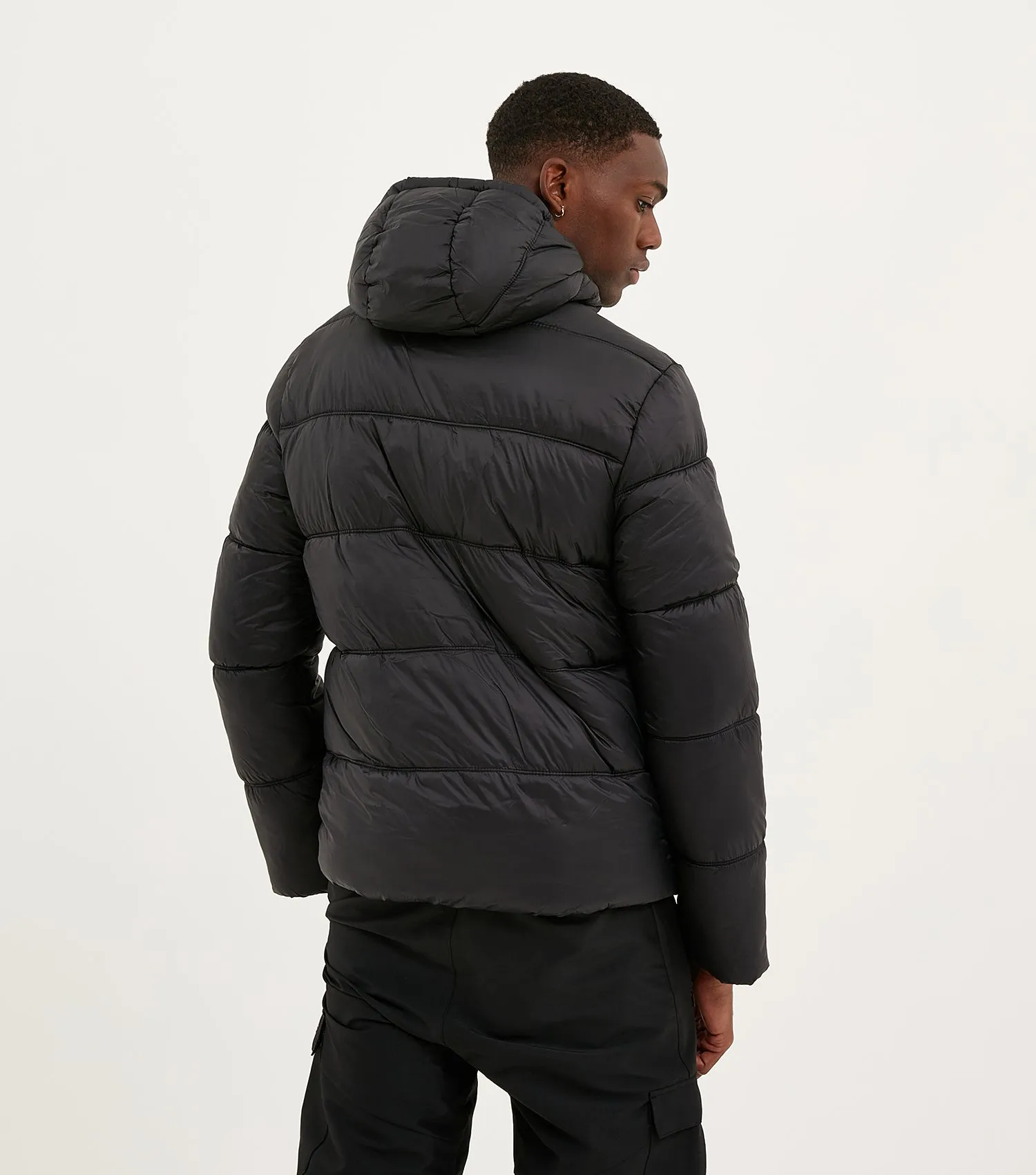 NICCE Mens Canyon Puffer Jacket | Black sold by Nicce product image thumbnail 4