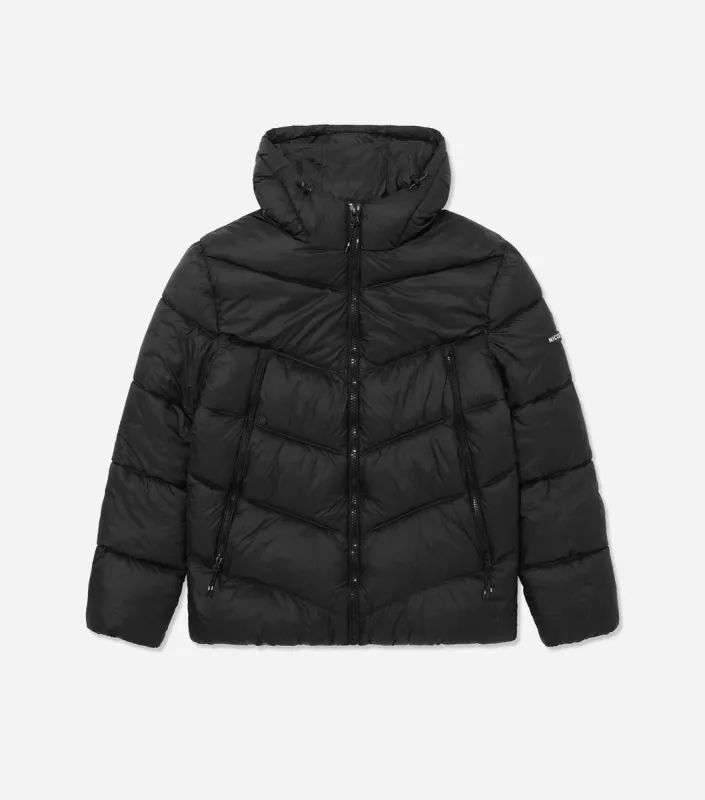 NICCE Mens Canyon Puffer Jacket |  Black sold by Nicce