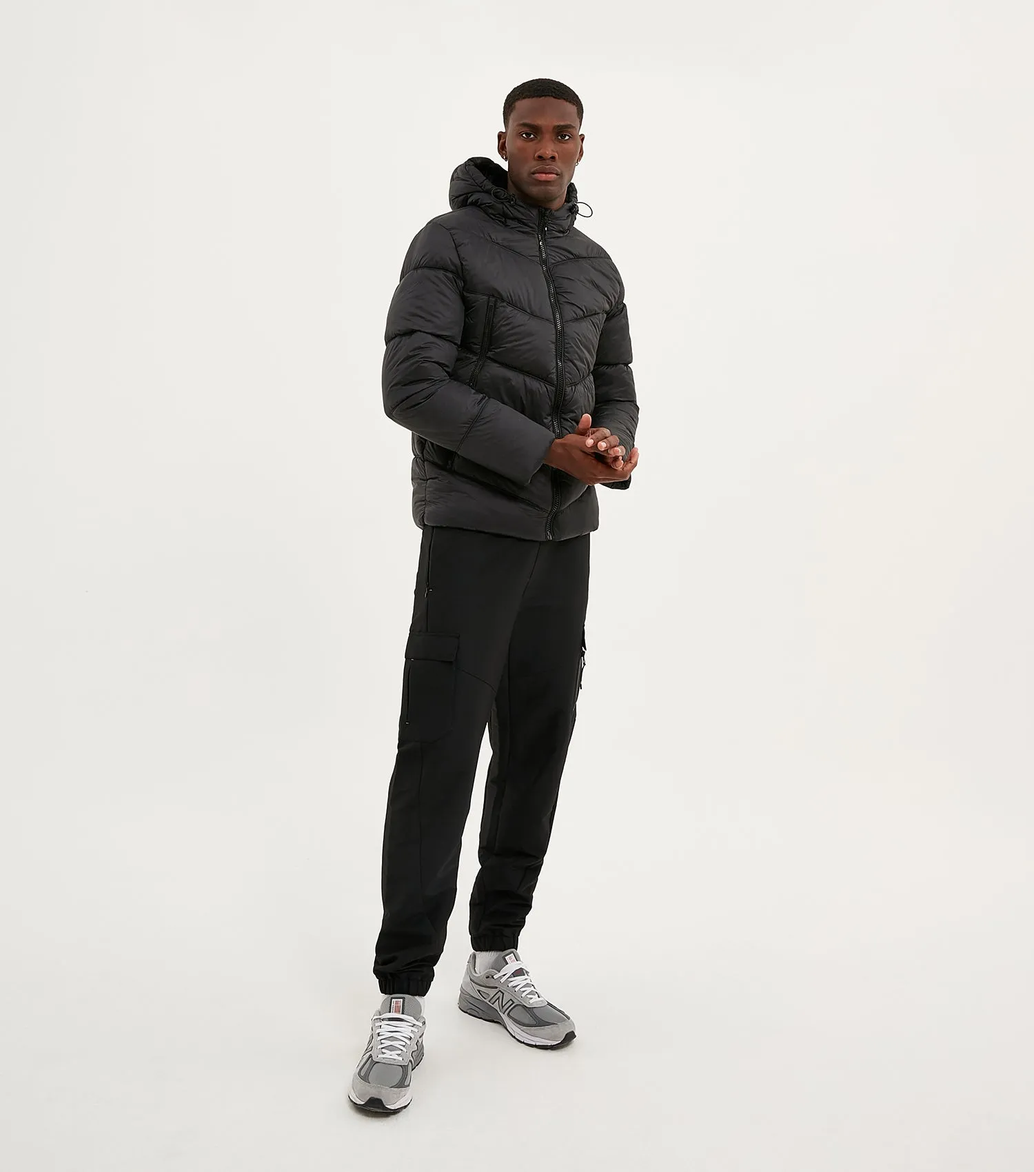 NICCE Mens Canyon Puffer Jacket | Black sold by Nicce product image thumbnail 3