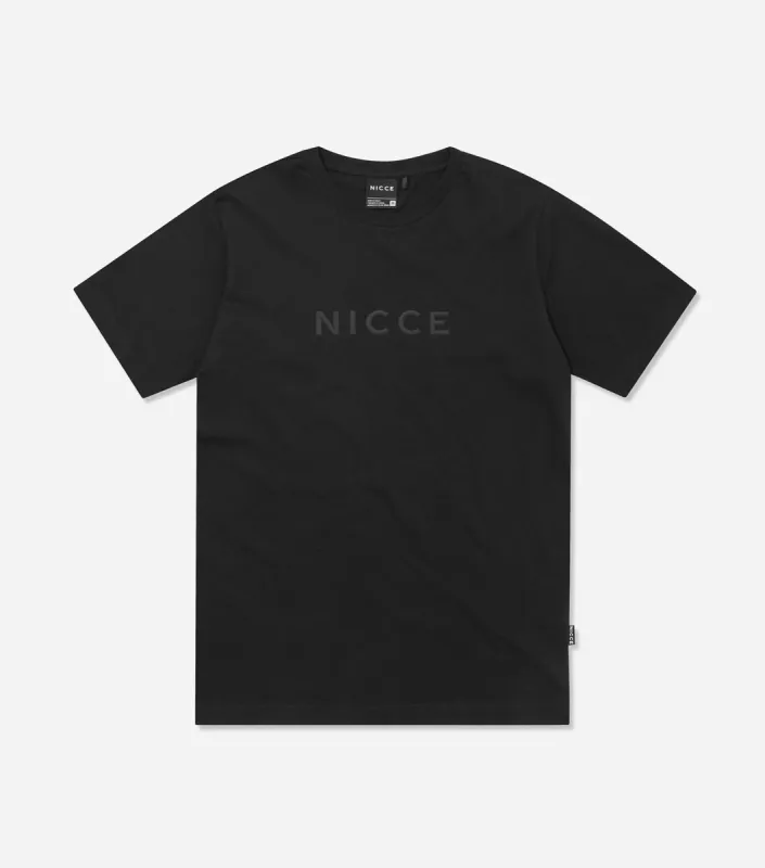 NICCE Mens Compact T-Shirt | Black sold by Nicce