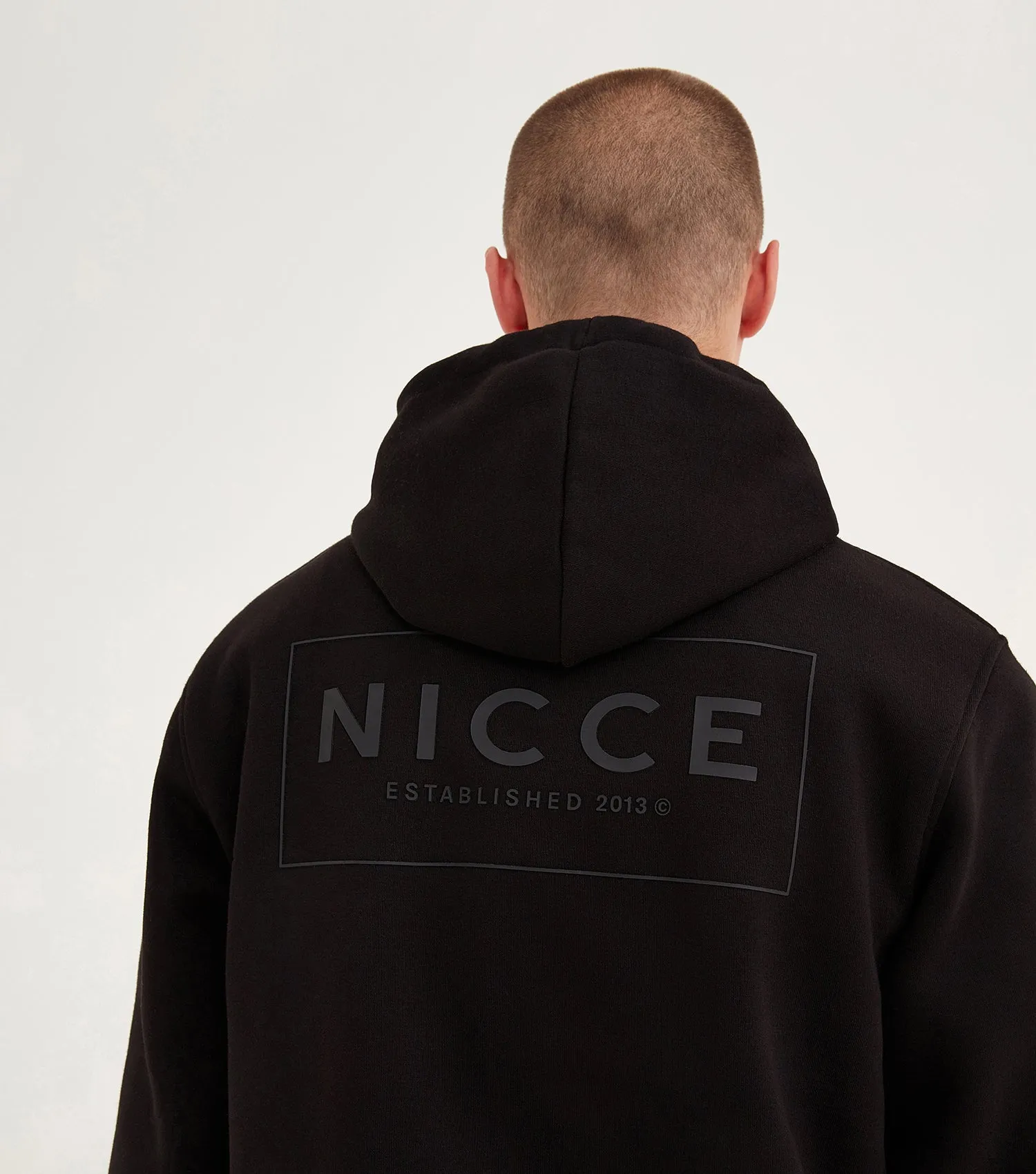 NICCE Mens Est.13 Cargo Joggers & Hoodie Tracksuit Set | Black sold by Nicce product image thumbnail 2