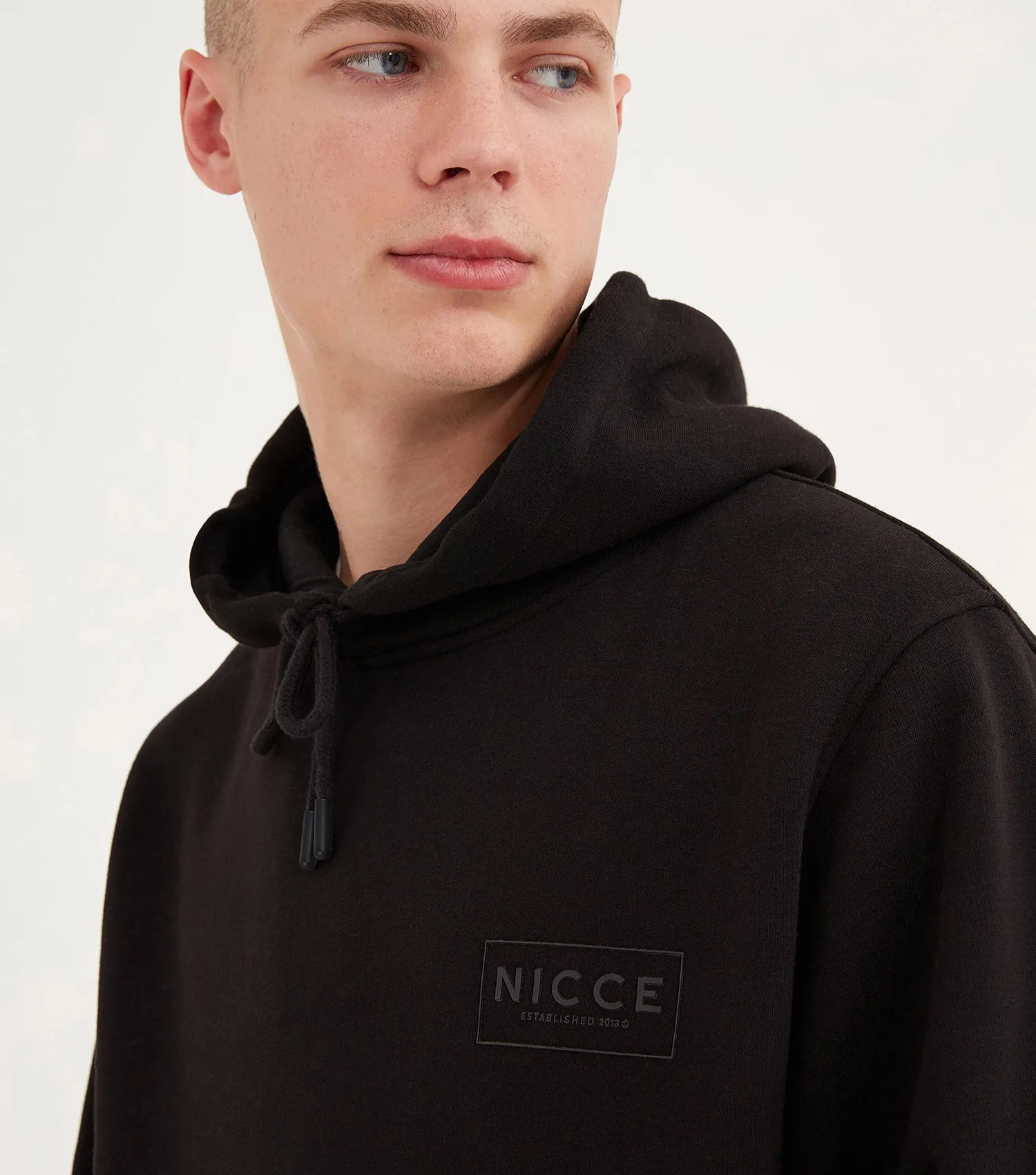 NICCE Mens Est.13 Cargo Joggers & Hoodie Tracksuit Set | Black sold by Nicce