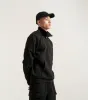 NICCE Mens Est.13 Cargo Joggers & Qtr Zip Funnel Hoodie Tracksuit Set | Black sold by Nicce