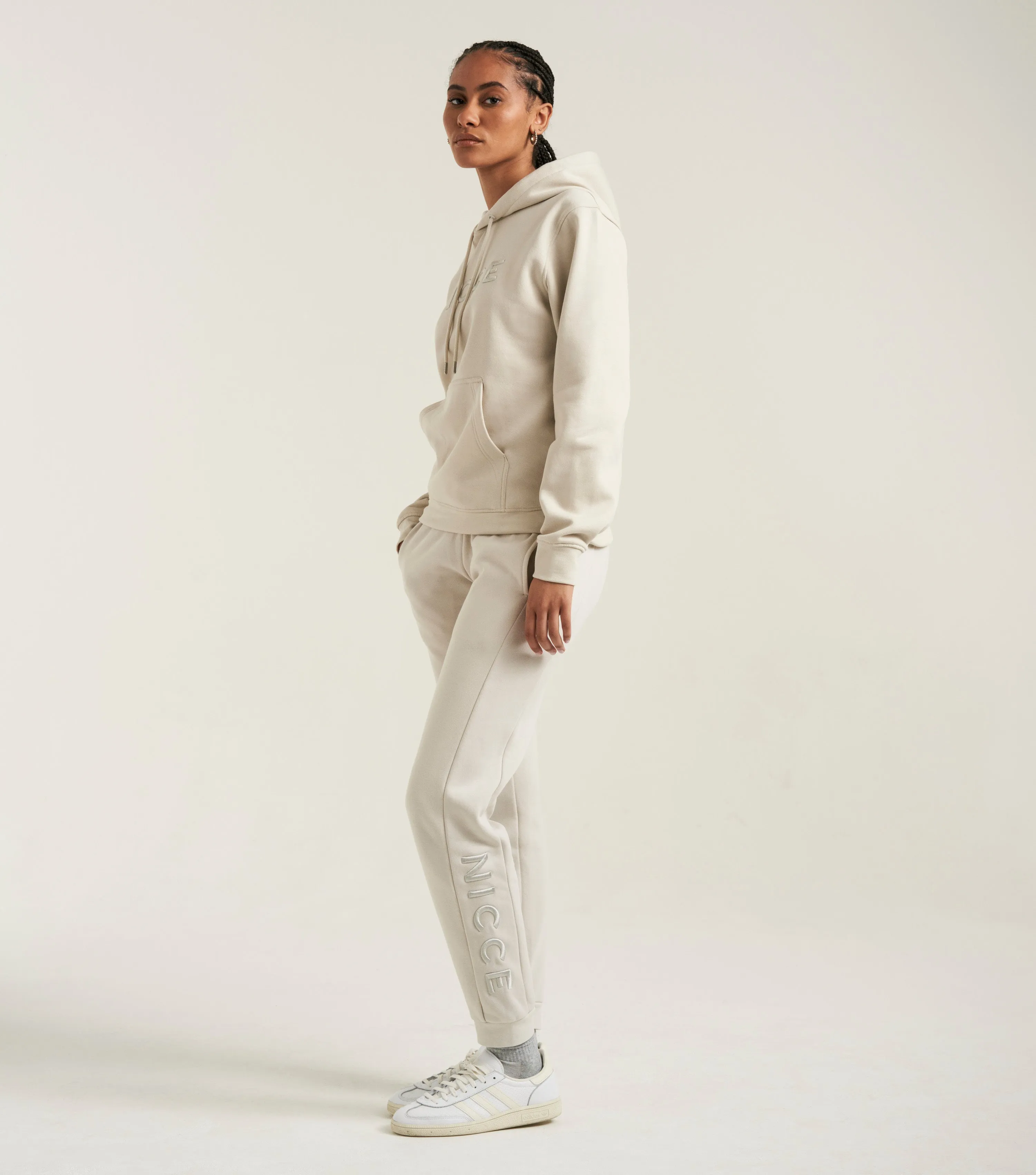 NICCE Womens Ersa Logo Joggers | Sandshell sold by Nicce product image thumbnail 5