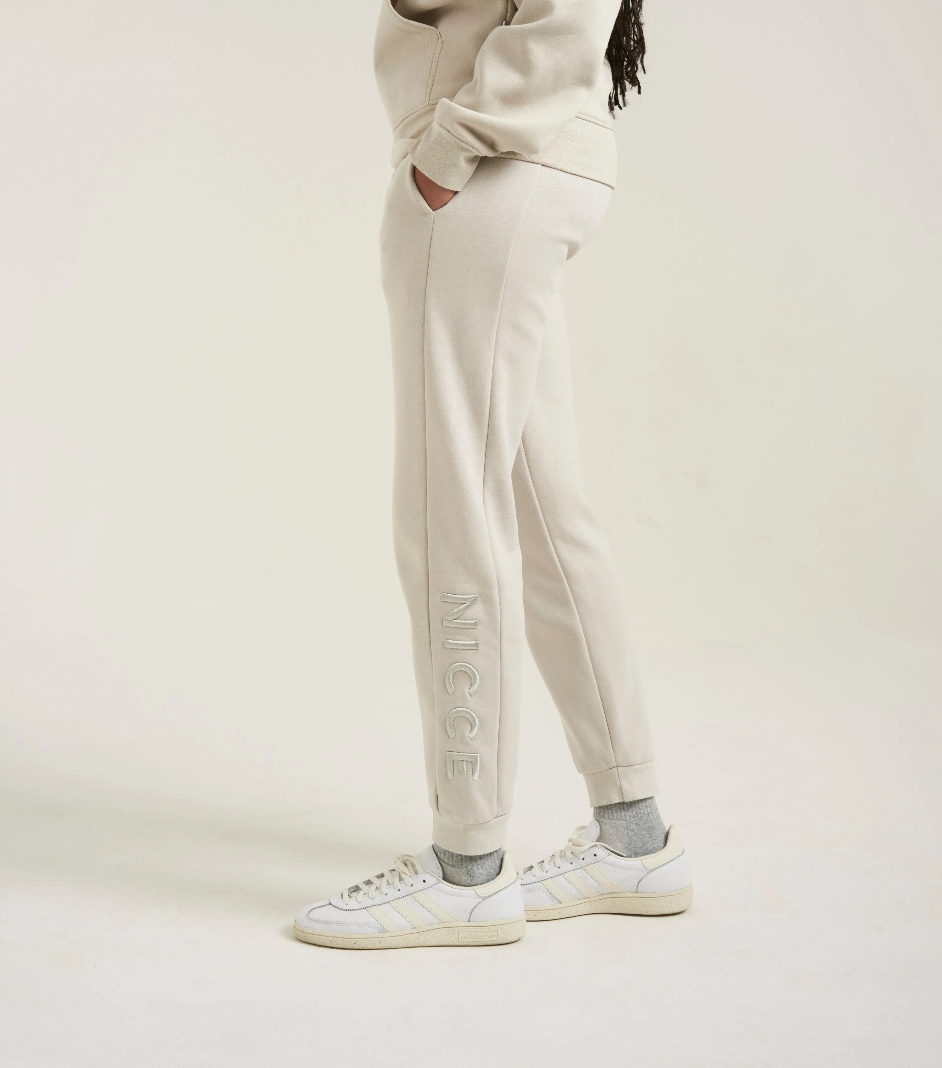 NICCE Womens Ersa Logo Joggers | Sandshell sold by Nicce product image thumbnail 2