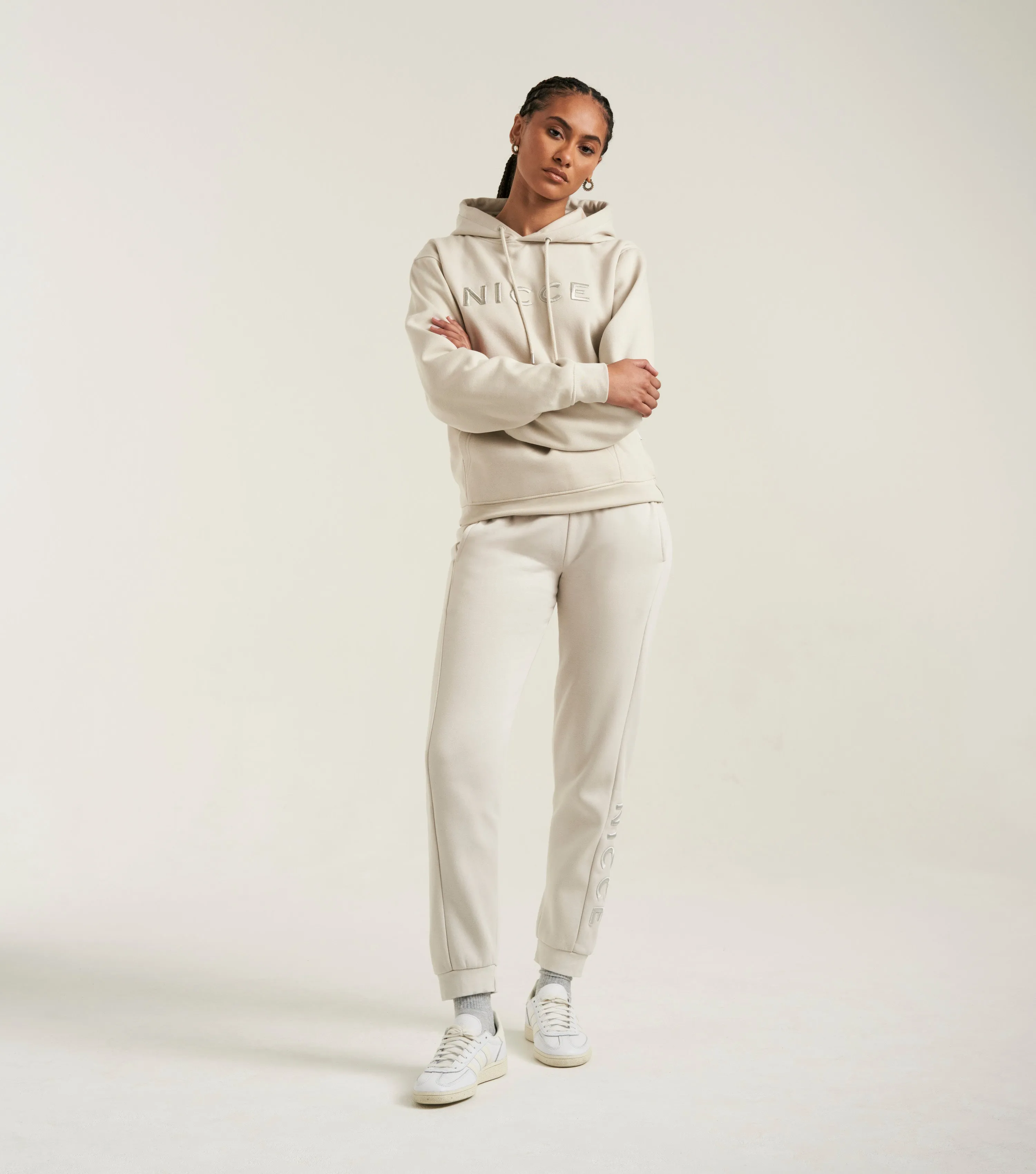 NICCE Womens Ersa Logo Joggers | Sandshell sold by Nicce product image thumbnail 3