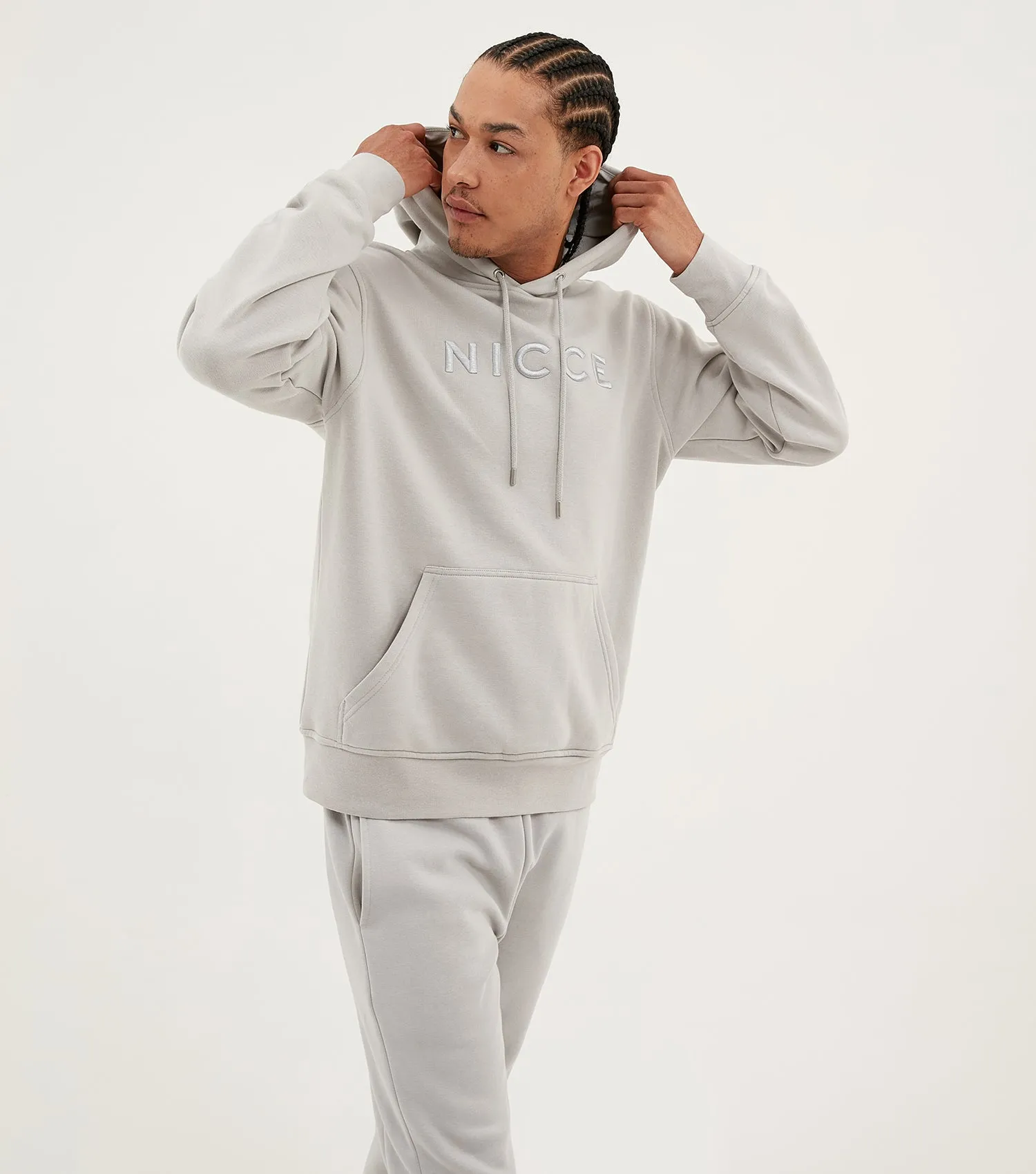 NICCE Mens Mercury Joggers | Stone Grey sold by Nicce product image thumbnail 4