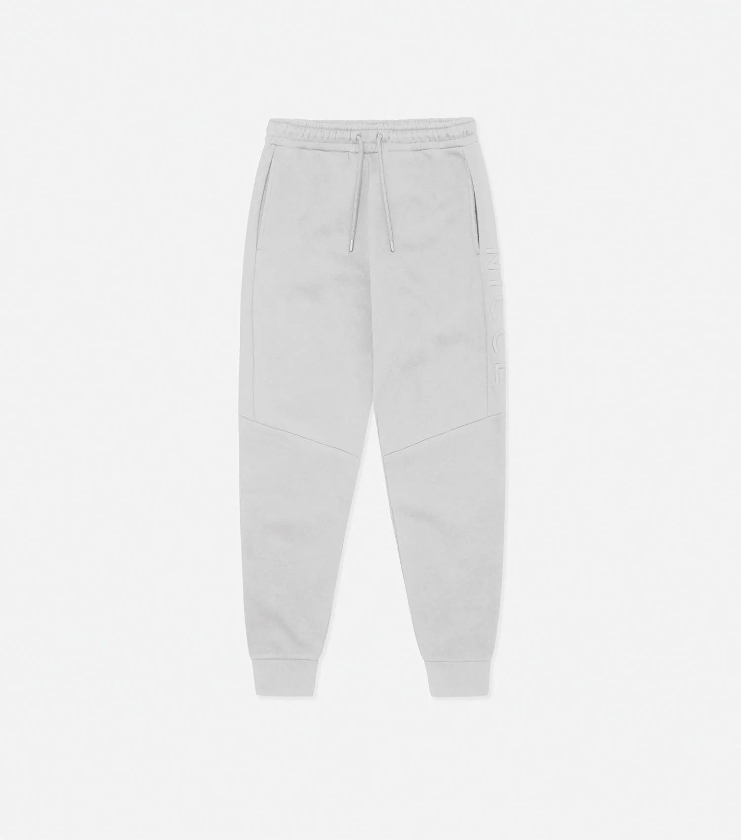 NICCE Mens Mercury Joggers | Stone Grey sold by Nicce