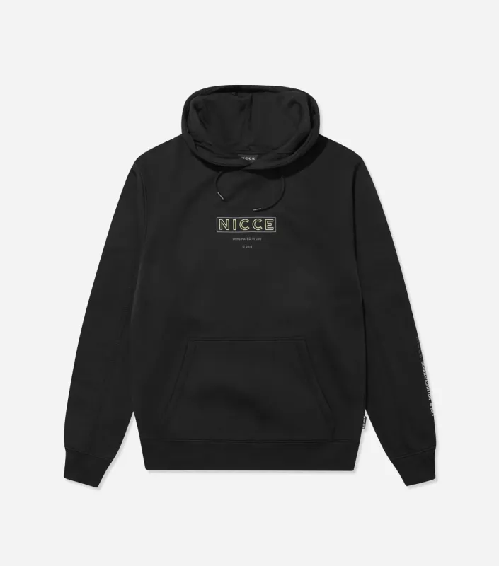 NICCE Mens Dyna Hoodie | Black sold by Nicce