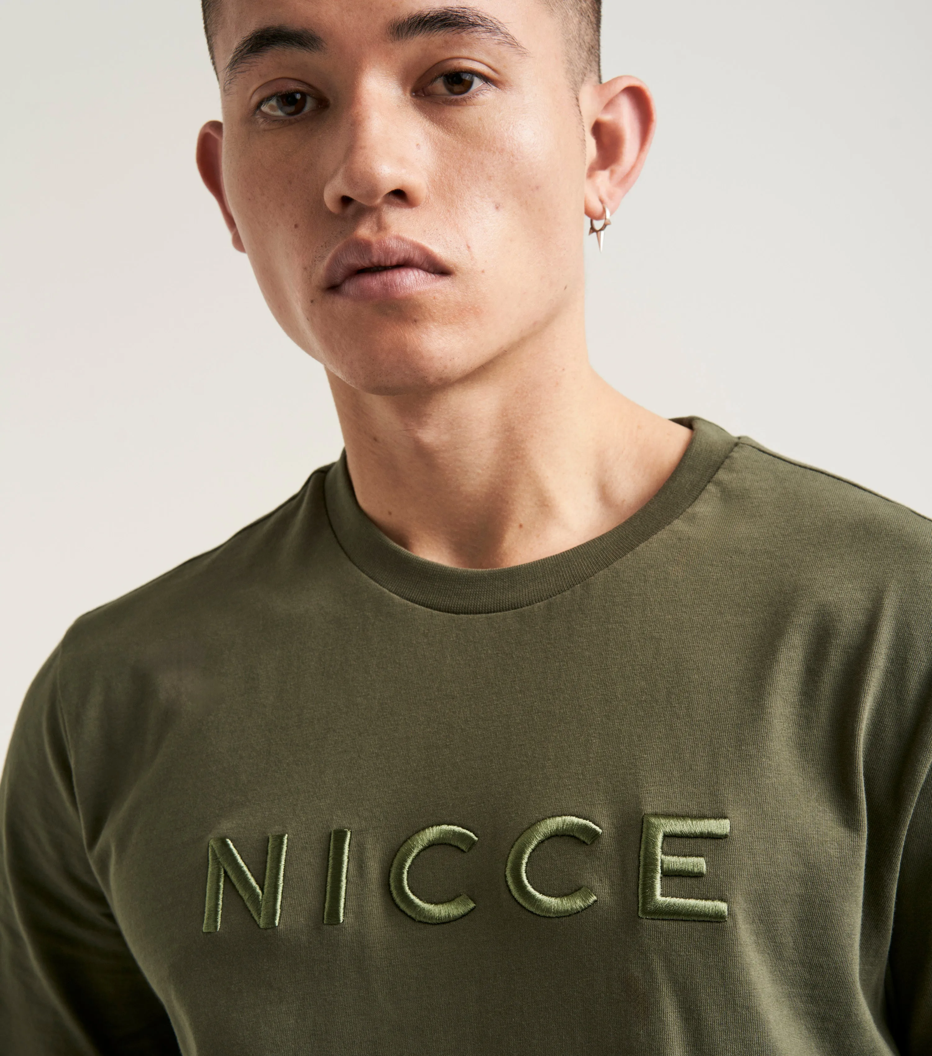 NICCE Mens Mercury T-Shirt | Juniper Green sold by Nicce product image thumbnail 4