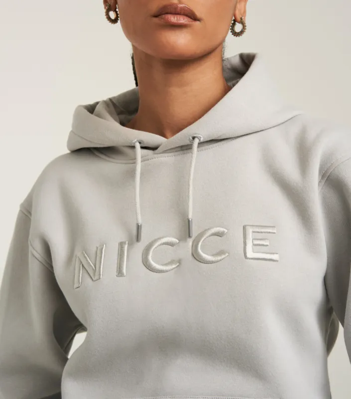 NICCE Womens Ersa Hoodie & Jogger Tracksuit Set | Chalk Grey sold by Nicce