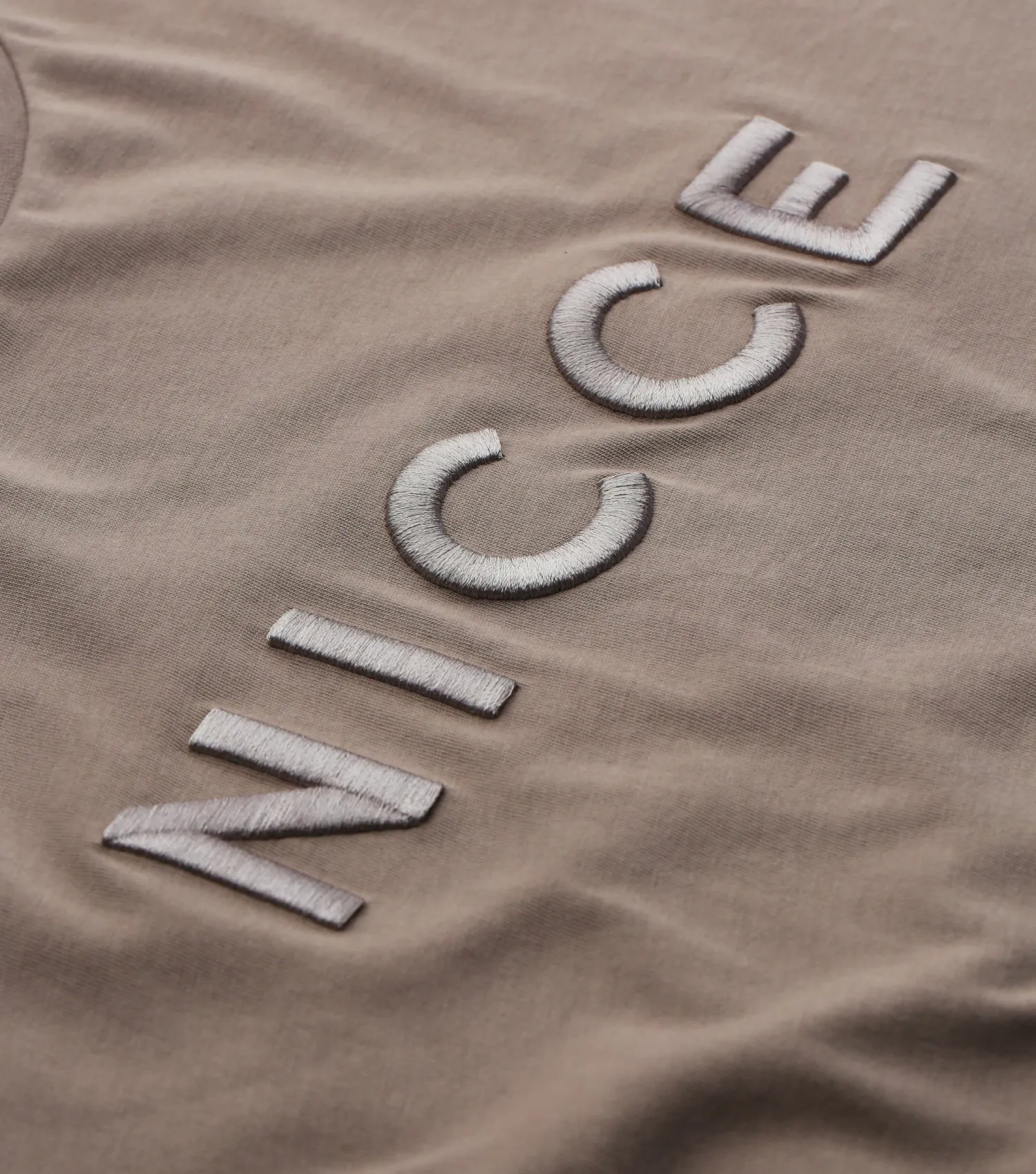 NICCE Mens Mercury Short Sleeve T-Shirt | Taupe sold by Nicce product image thumbnail 4