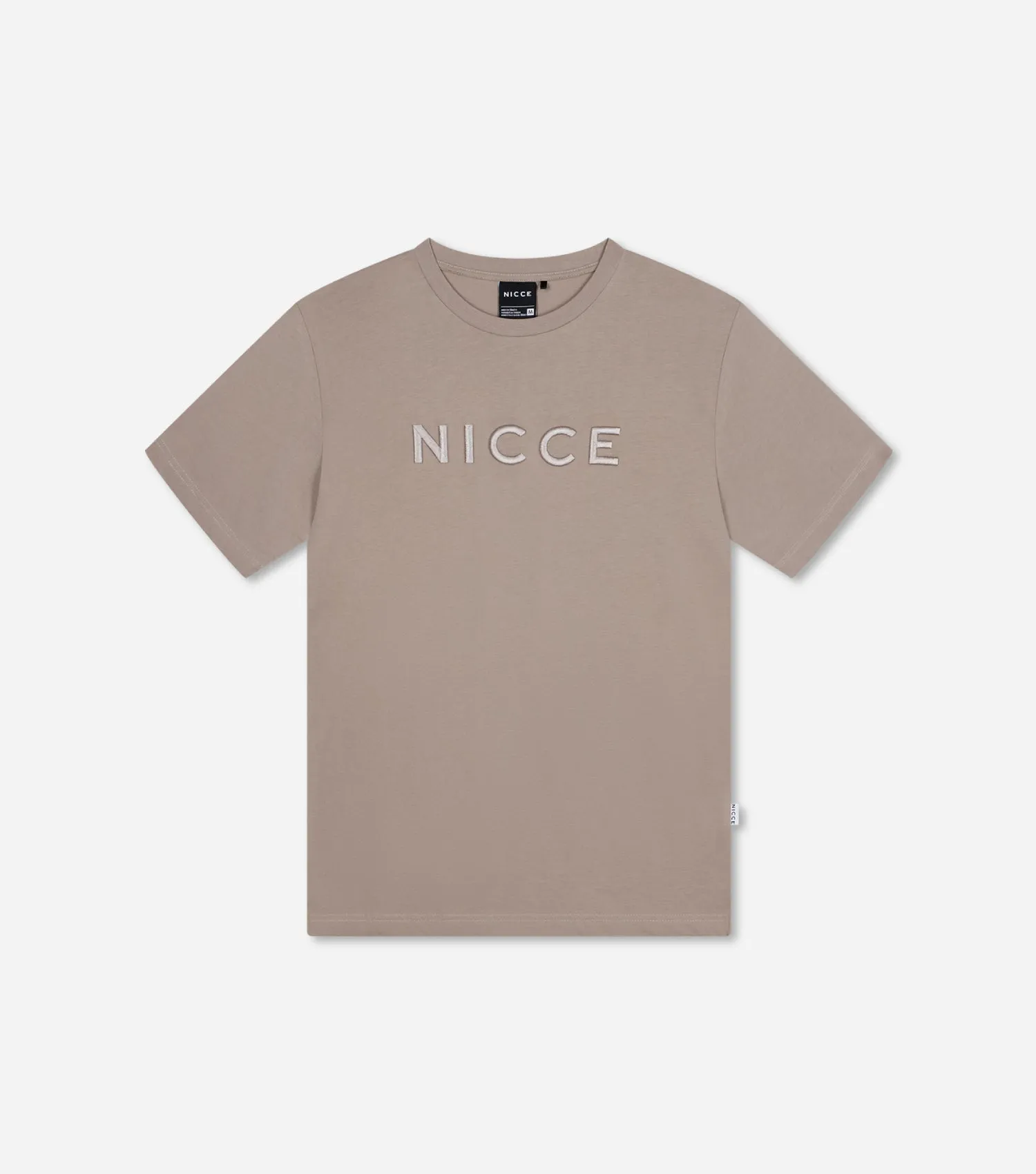NICCE Mens Mercury Short Sleeve T-Shirt | Taupe sold by Nicce