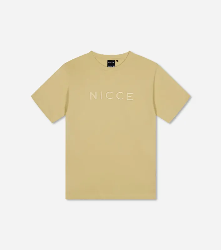 NICCE Mens Mercury Short Sleeve T-Shirt | Gold sold by Nicce