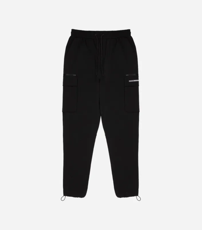 NICCE Mens Cargo Pants Calix Ascent | Black sold by Nicce