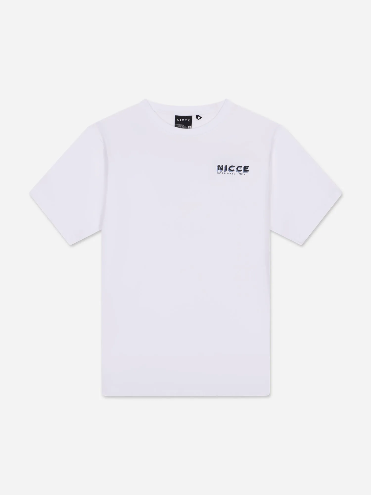 NICCE Mens Multi Logo T-Shirt | White sold by Nicce
