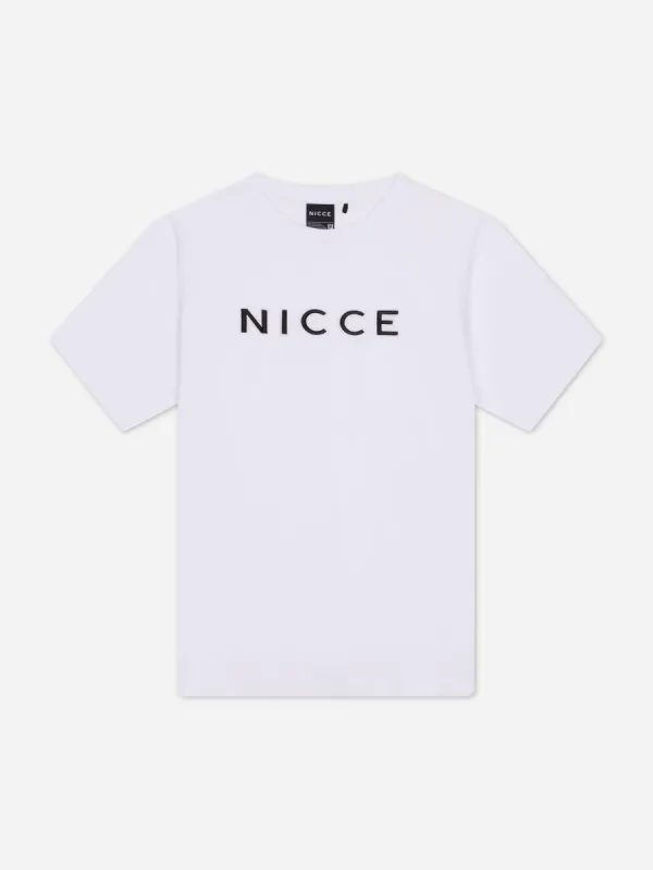 NICCE Mens Mercury Outline T-Shirt | White sold by Nicce