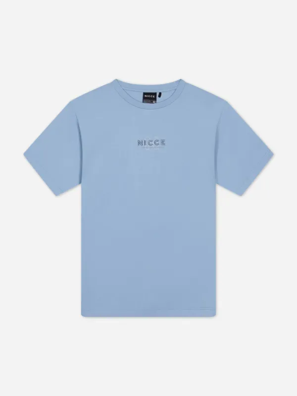 NICCE Mens Sect T-Shirt | Blue sold by Nicce