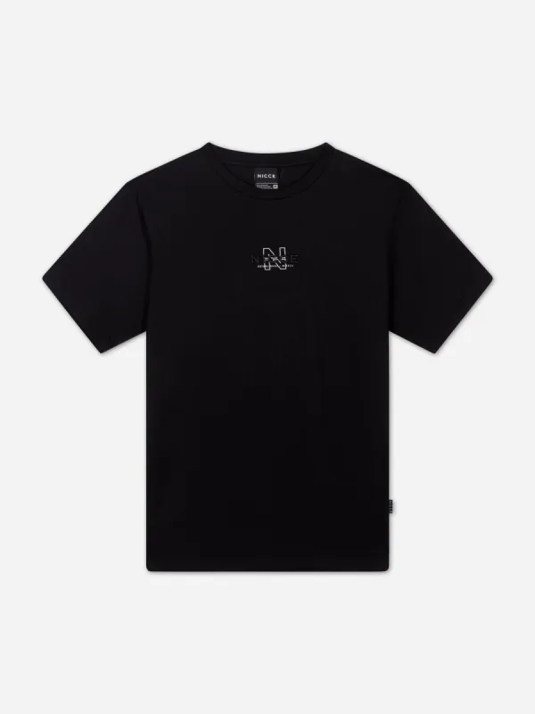NICCE Mens Sect T-Shirt | Black sold by Nicce
