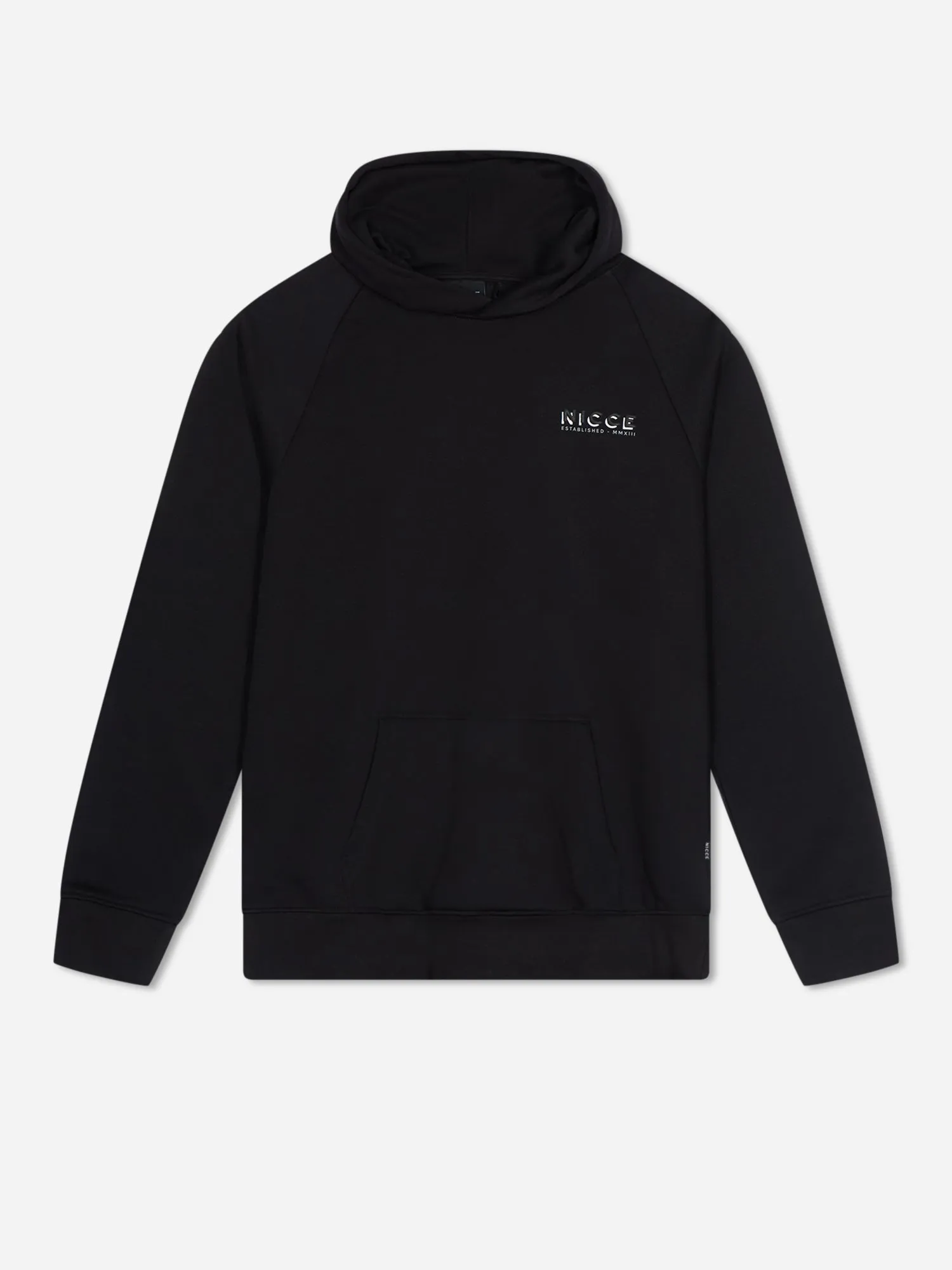 NICCE Mens Multi Logo Hoodie | Black sold by Nicce product image thumbnail 2